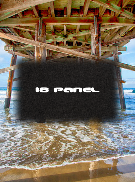 18 Panel <span class="ptype">Unisex Beachcomber Hoodie</span> - Image 4